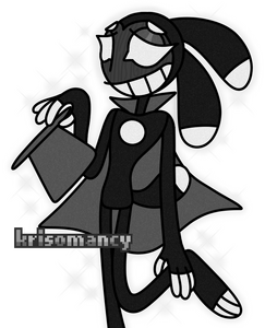 Cartoon style digital art example furry