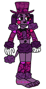 Cartoon style digital art example robot